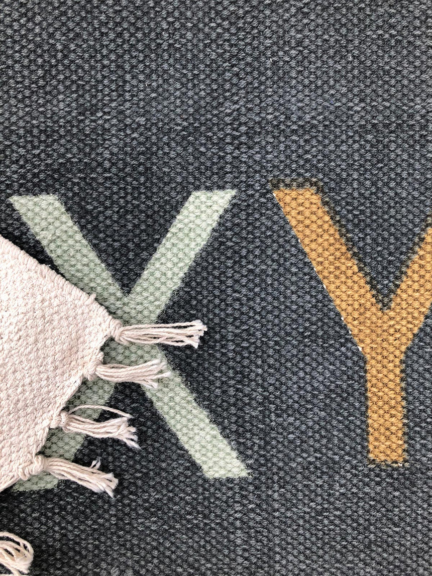 Tapis enfant en coton ALPHABET - AFKliving