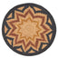 Tapis rond naturel en jute Qom Naturel - AFKliving