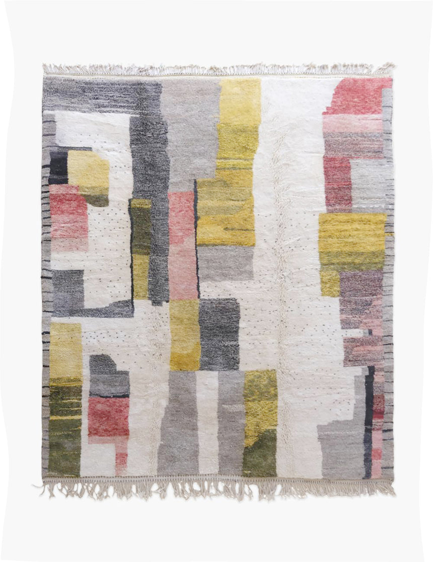 Tapis berbère marocain pure laine - tapis sur mesure