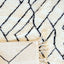 Tapis berbère marocain abstrait pure laine - tapis sur mesure