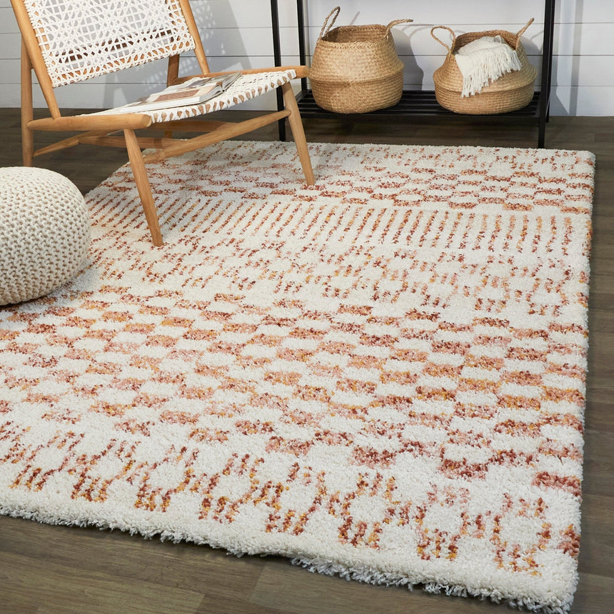 Tapis à poil haut doux et confortable BOHO - AFKliving