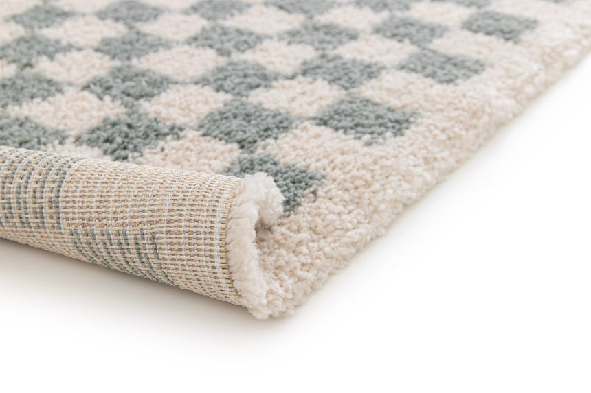 Tapis à poil haut doux et confortable CHECKERS - AFKliving