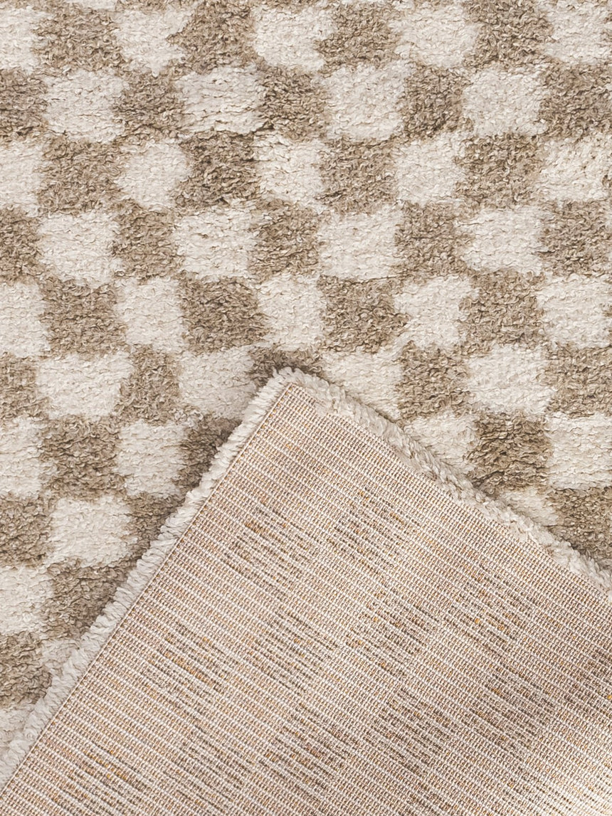 Tapis à poil haut doux et confortable CHECKERS - AFKliving