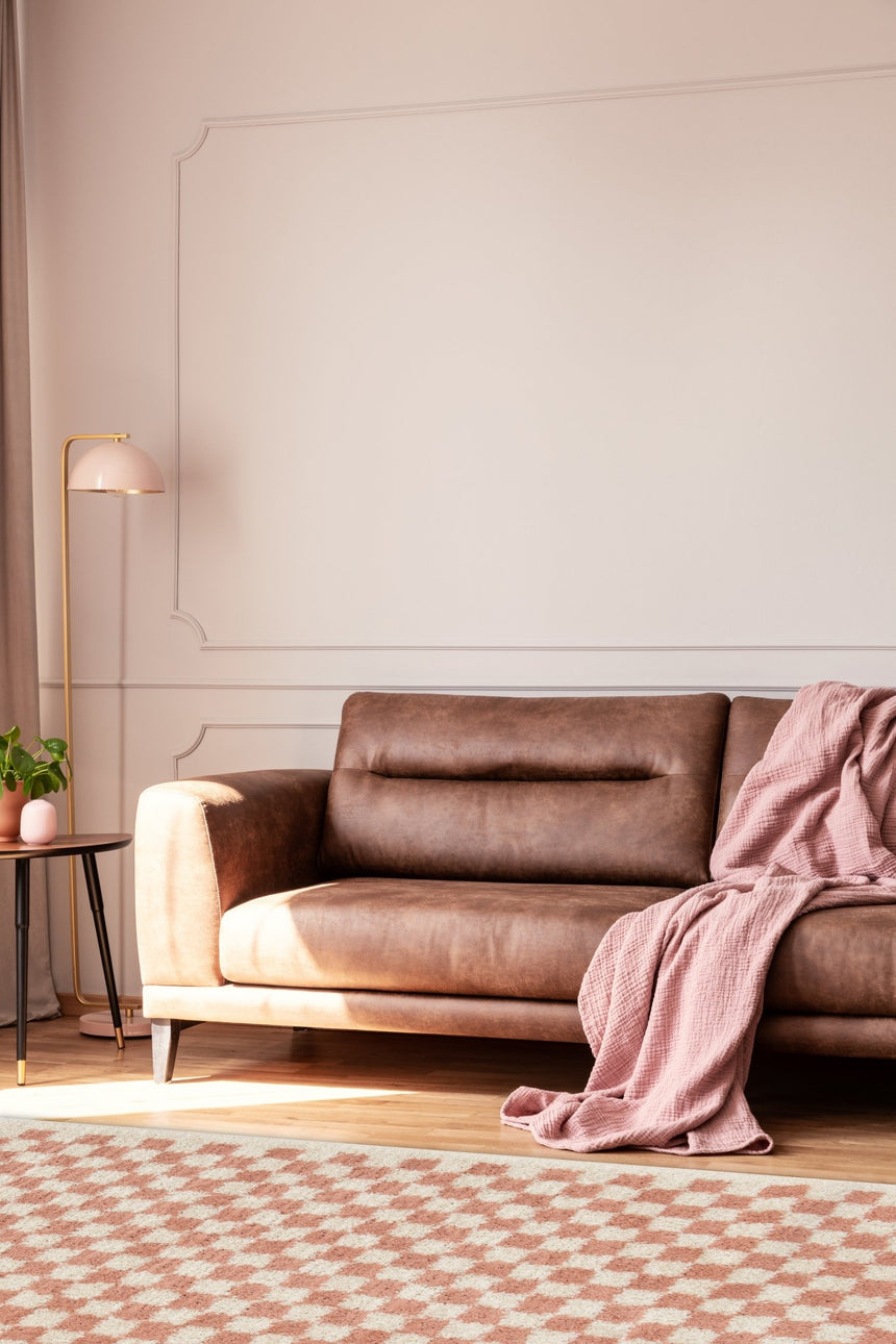 Tapis à poil haut doux et confortable CHECKERS - AFKliving