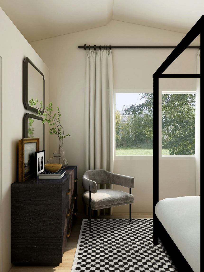 Tapis à poil haut doux et confortable CHECKERS - AFKliving