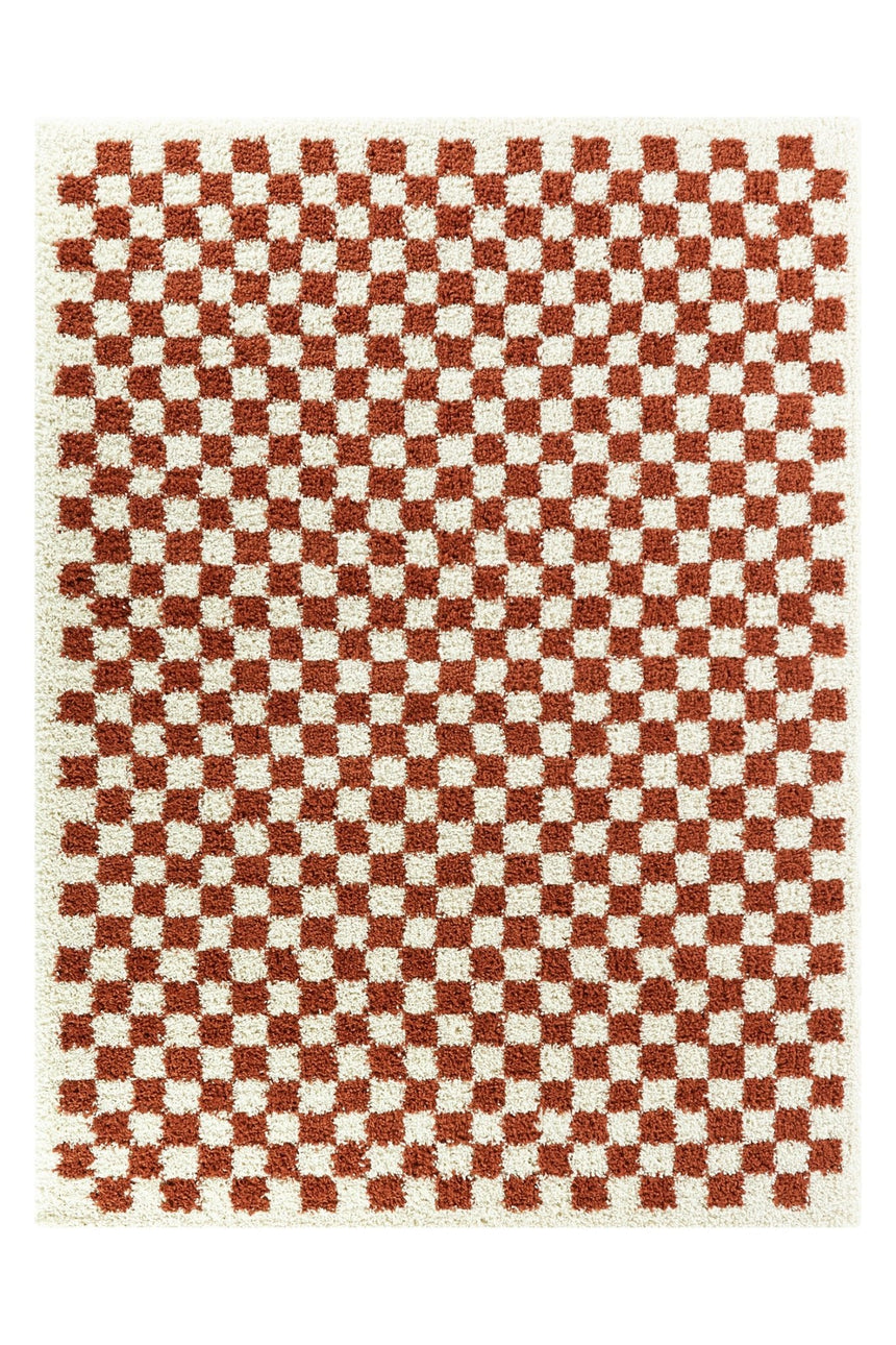 Tapis à poil haut doux et confortable CHECKERS - AFKliving
