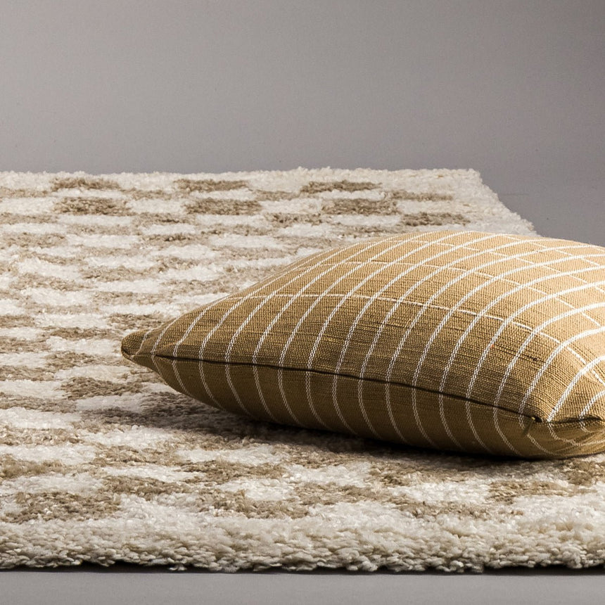 Tapis à poil haut doux et confortable CHECKERS - AFKliving
