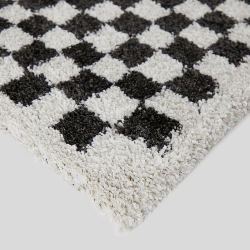 Tapis à poil haut doux et confortable CHECKERS - AFKliving