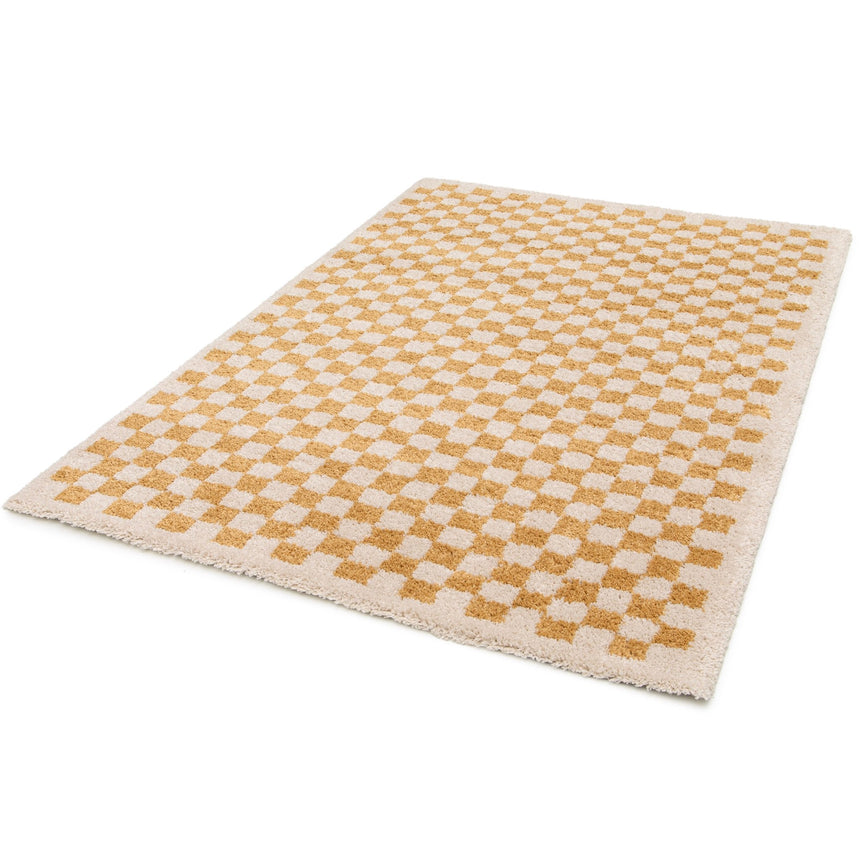 Tapis à poil haut doux et confortable CHECKERS - AFKliving