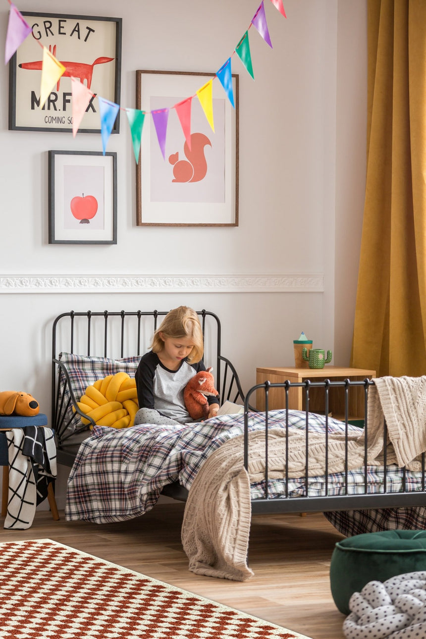 Tapis à poil haut doux et confortable CHECKERS - AFKliving