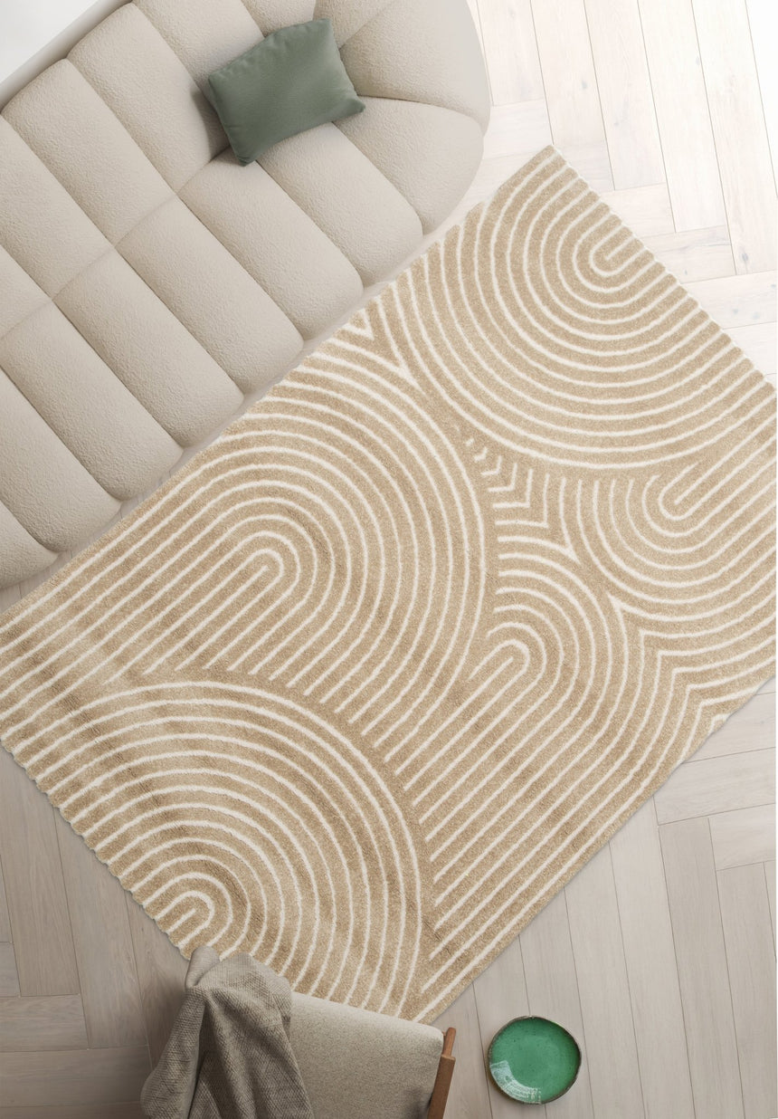 Tapis avec effet relief très doux GROOVE - AFKliving