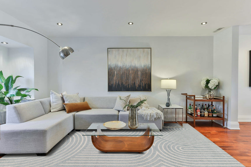 Tapis avec effet relief très doux GROOVE - AFKliving