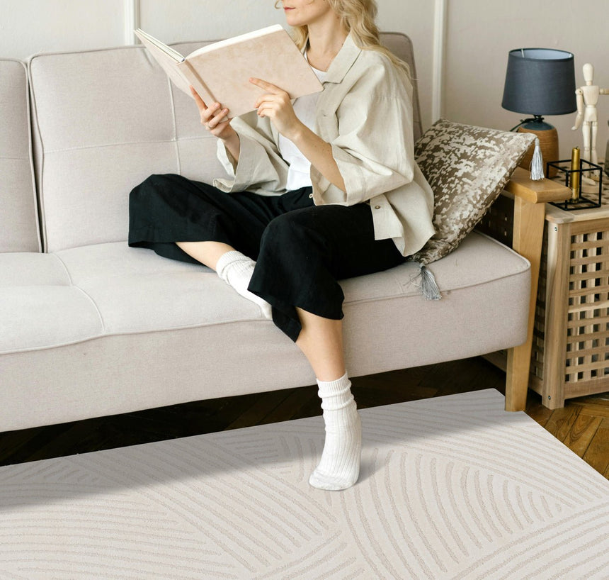 Tapis avec effet relief très doux SILLAGE - AFKliving