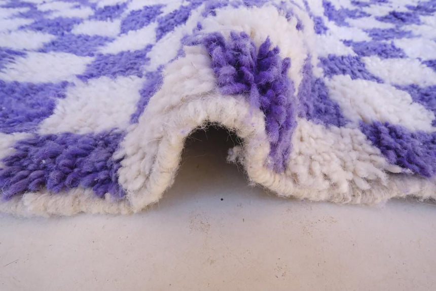 Tapis Berbere à carreaux Beni Ourain 151 x 246 cm - AFKliving