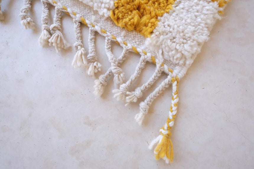 Tapis Berbere à carreaux en laine 156 x 234 cm - AFKliving