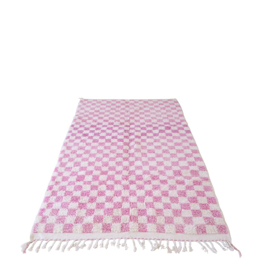 Tapis Berbere à carreaux en laine 160 x 248 cm - AFKliving