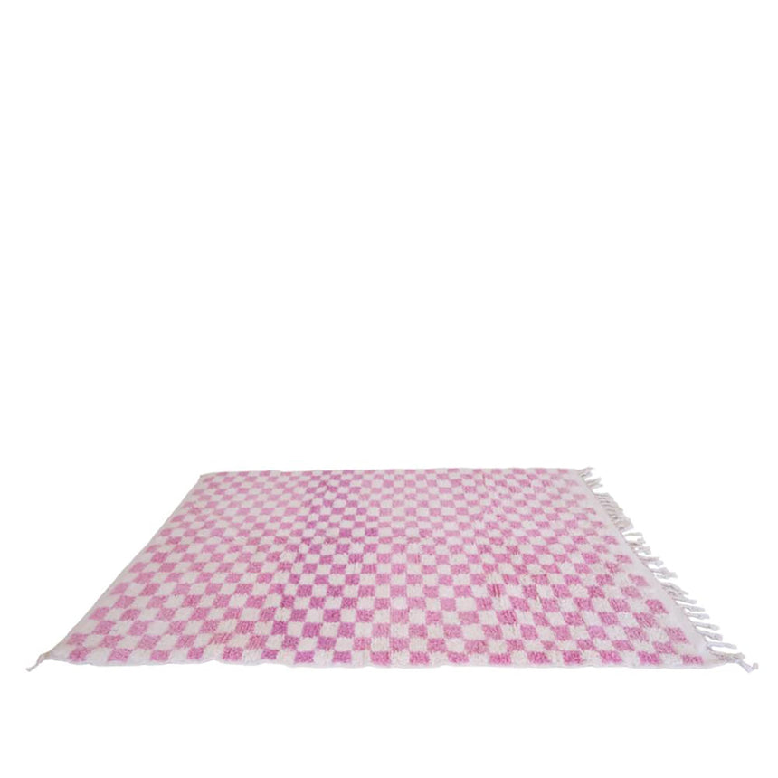 Tapis Berbere à carreaux en laine 160 x 248 cm - AFKliving