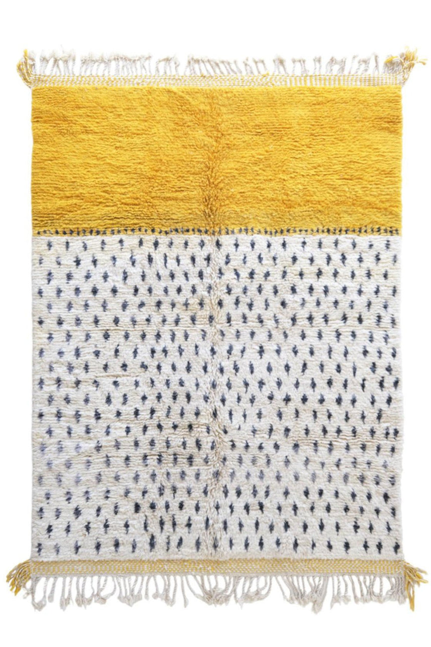 Tapis Berbere Boujaad moderne en laine 217 x 290 cm - AFKliving