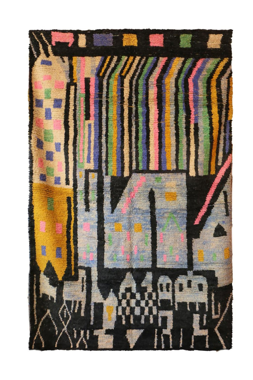 Tapis Berbere coloré de Boujad 202 x 307 cm - AFKliving