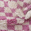 Tapis Berbere en laine à carreaux moderne 110 x 164 cm - AFKliving