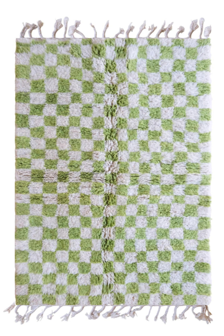 Tapis Berbere en laine à carreauxx 153 x 244 cm - AFKliving