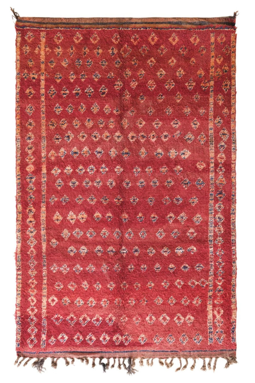 Tapis Berbere en laine tissé main vintage 169 x 258 cm - AFKliving