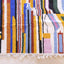 Tapis berbere marocain abstrait coloré 219 x 282 cm - AFKliving