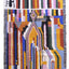 Tapis berbere marocain abstrait coloré 219 x 282 cm - AFKliving