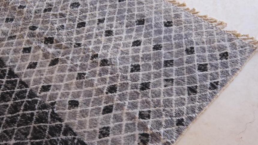Tapis berbere marocain contemporain 246 x 302 cm - AFKliving