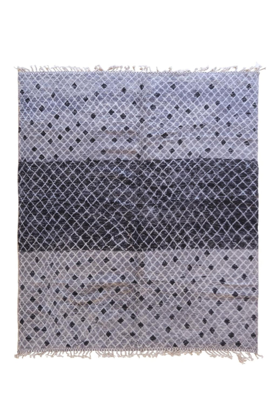 Tapis berbere marocain contemporain 246 x 302 cm - AFKliving