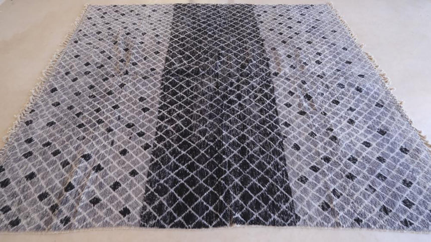 Tapis berbere marocain contemporain 246 x 302 cm - AFKliving