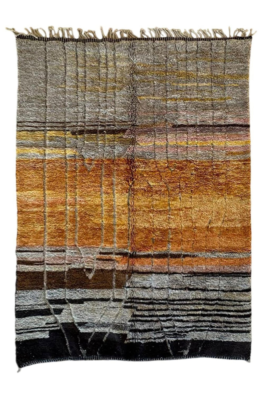 Tapis berbere marocain contemporain en laine 215 x 322 cm - AFKliving