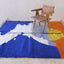 Tapis berbere marocain contemporain en laine 219 x 239 cm - AFKliving