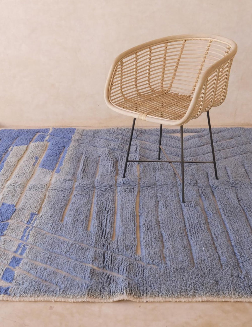 Tapis berbere marocain en laine 182 x 209 cm - AFKliving