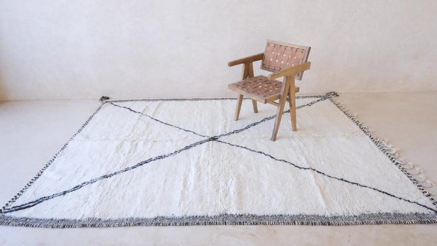 Tapis berbere marocain en laine 203 x 285 cm - AFKliving