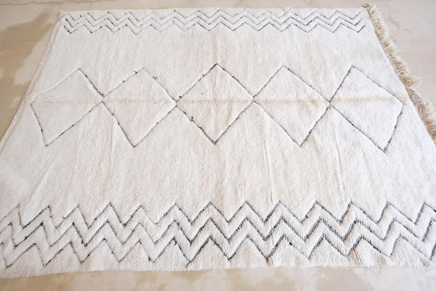 Tapis berbere marocain en laine 207 x 282 cm - AFKliving
