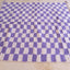 Tapis berbere marocain en laine à carreaux 209 x 253 cm - AFKliving