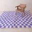 Tapis berbere marocain en laine à carreaux 209 x 253 cm - AFKliving