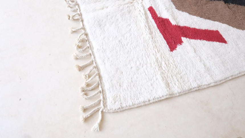 Tapis berbere marocain moderne en laine 191 x 271 cm - AFKliving