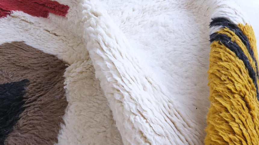 Tapis berbere marocain moderne en laine 191 x 271 cm - AFKliving