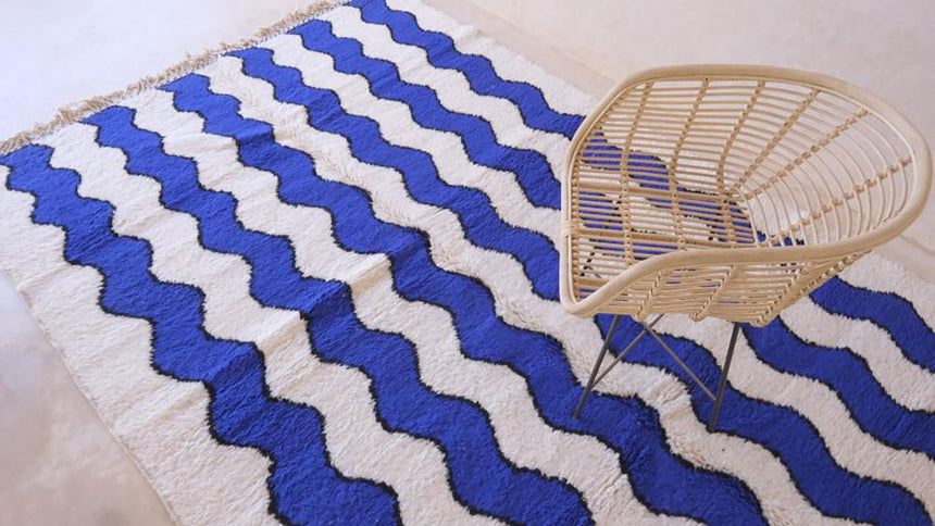 Tapis berbere marocain moderne en laine 200 x 293 cm - AFKliving