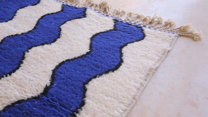 Tapis berbere marocain moderne en laine 200 x 293 cm - AFKliving