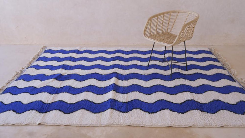 Tapis berbere marocain moderne en laine 200 x 293 cm - AFKliving