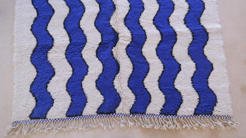 Tapis berbere marocain moderne en laine 200 x 293 cm - AFKliving