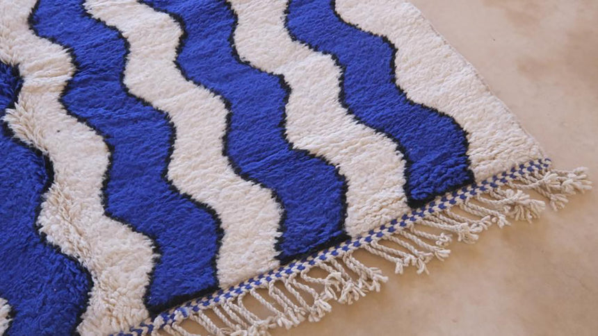 Tapis berbere marocain moderne en laine 200 x 293 cm - AFKliving