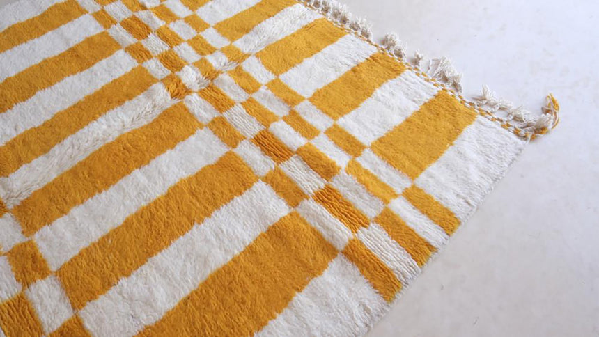 Tapis berbere marocain moderne en laine 203 x 293 cm - AFKliving