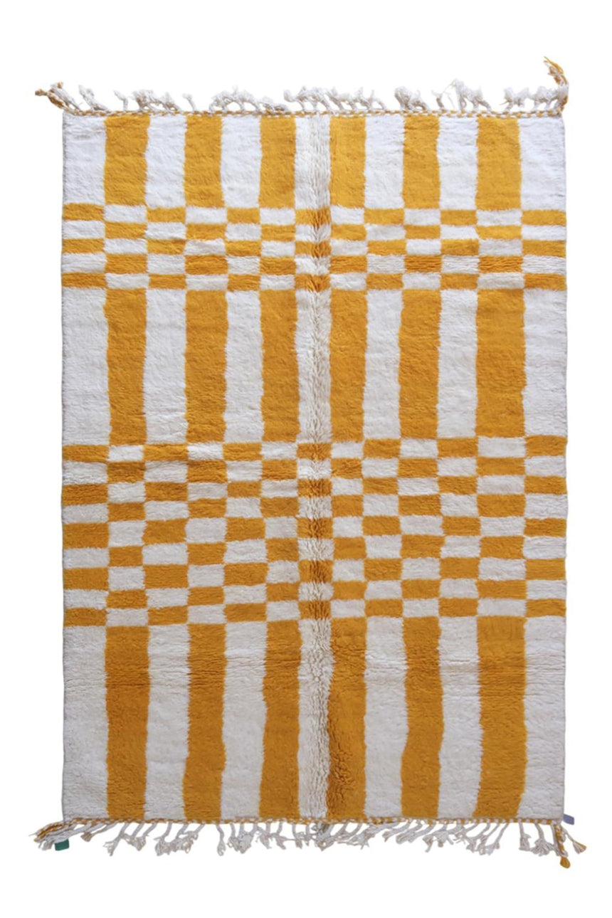 Tapis berbere marocain moderne en laine 203 x 293 cm - AFKliving