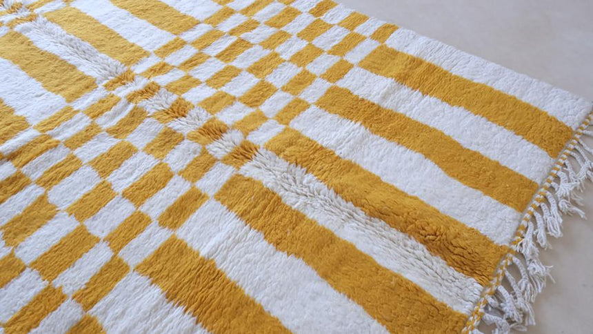 Tapis berbere marocain moderne en laine 203 x 293 cm - AFKliving