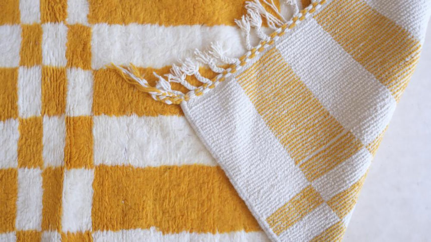 Tapis berbere marocain moderne en laine 203 x 293 cm - AFKliving