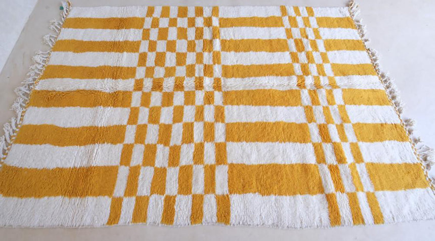 Tapis berbere marocain moderne en laine 203 x 293 cm - AFKliving